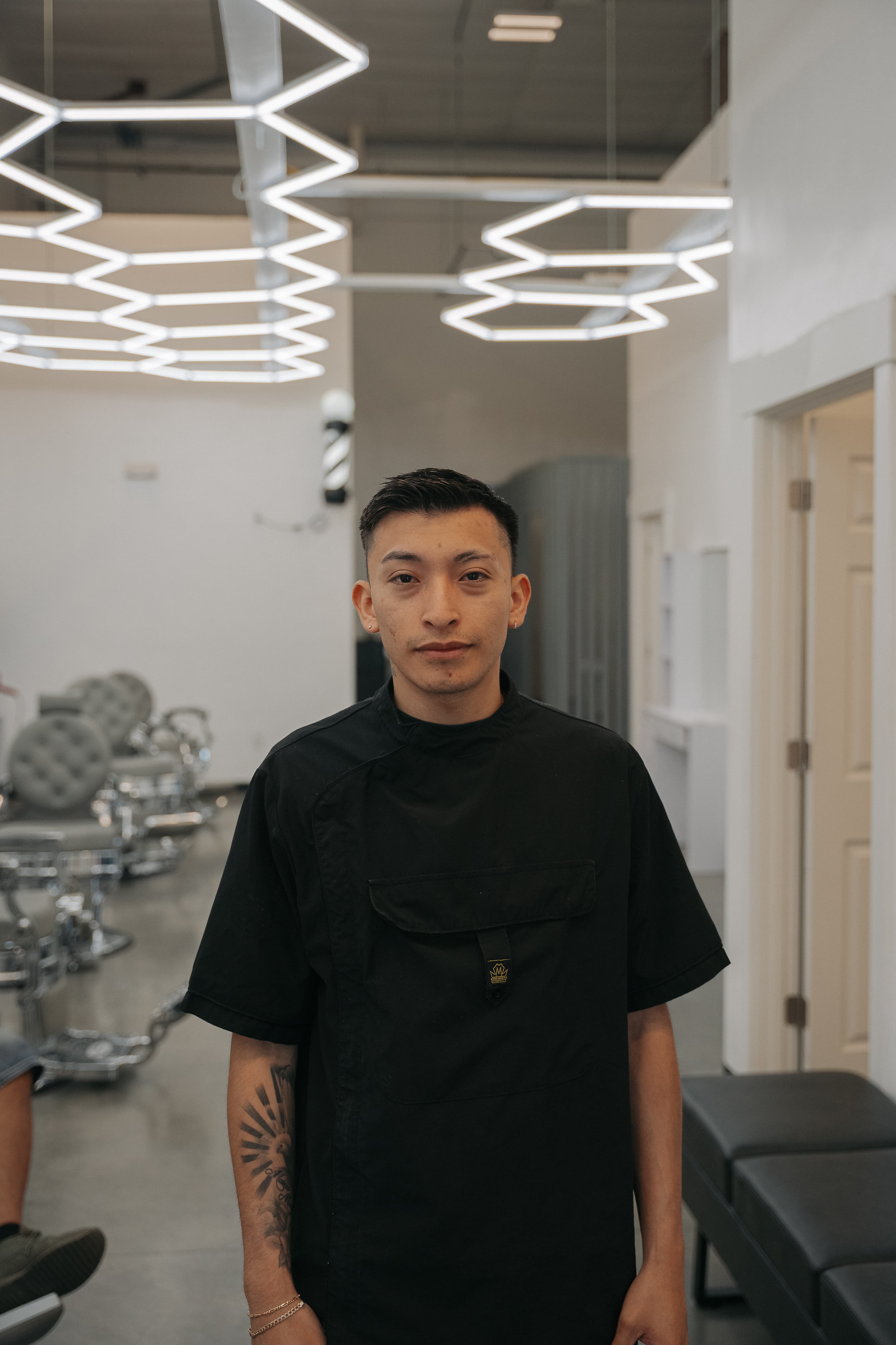 Chino Blendz, barber at Clean Culture Barbershop Pasco