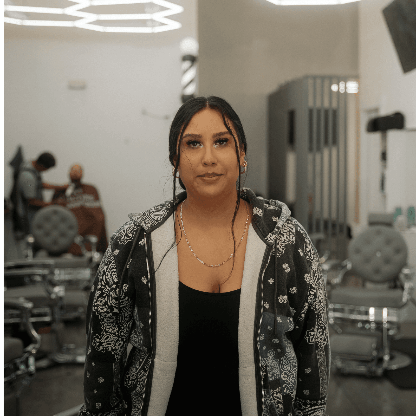 Eileen, barber at Clean Culture Barbershop Pasco