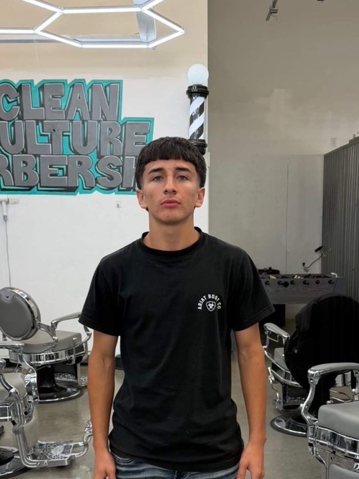 Leo, barber at Clean Culture Barbershop Pasco